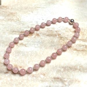 😍Rose Quartz 18” Necklace😍